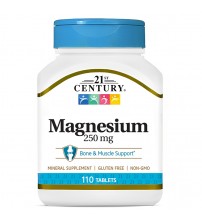 Магний 21st Century Magnesium 250mg 110tabs